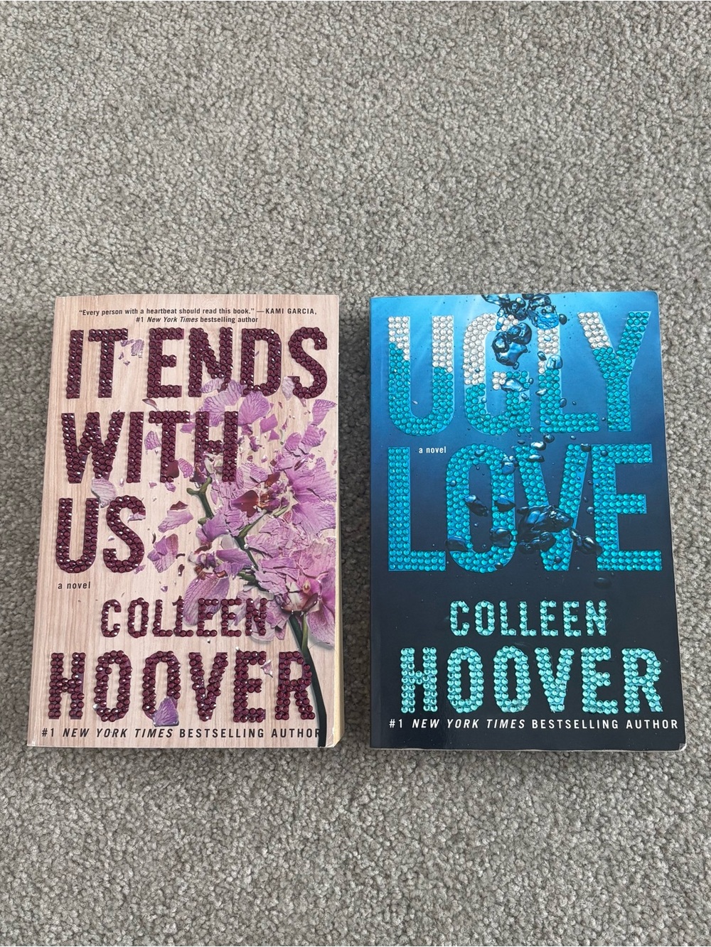 Bedazzled Colleen Hoover Paperback Bundle - It Ends With Us & Ugly Love